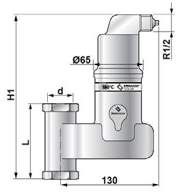 AA100/008 180 35 88 2 0,21 1,3 109 131 1 1/4" AA125/008 200 40 88 3,7 0,25 1,4 140 156 1 1/2" AA150/008 234 42 88 5 0,32 1,6 160 179