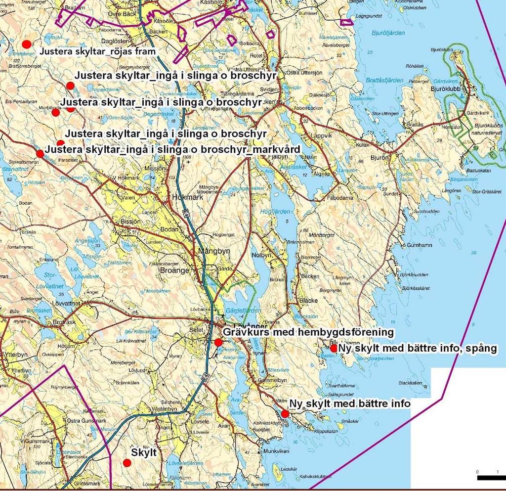 22 Kuva 18. Toimet, jotka on suunniteltu toteuttamishanketta varten.