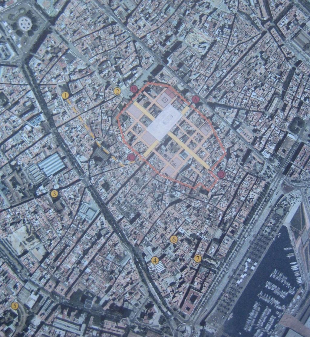 BARCINO (BARCELONA) Barcino (Barcelona) Alun perin Karthagon siirtokunta, roomalainen kaupunki 15 ekr.