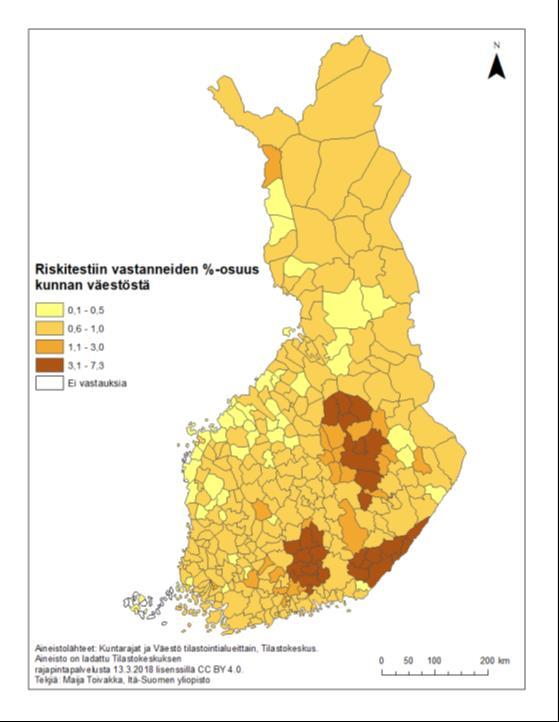 Kohonneessa riskissä olevien tavoittaminen Sukulaiselta tai ystävältä Sosiaalisesta mediasta Stopdia.