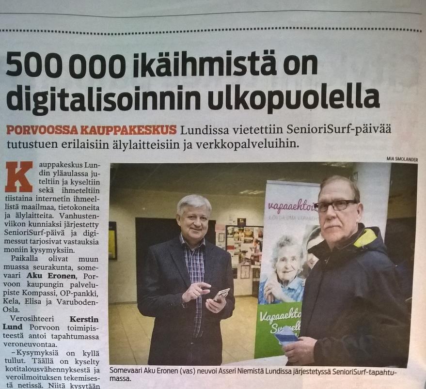 Ikäihmisten digiarki: Kyllä vanhakin muori nuortuu, kun oppii