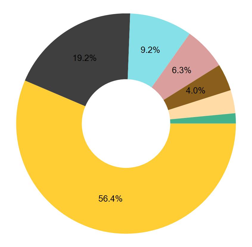 Rahaston aloituspäivä: 10.03.1999 Invesco QQQ Trust Series 1 n arvonkehitys (%) ¹ 283.36% n sijoitusten jakauma (pl. rahamarkkinat) Teknologia 56.4% Kestokulutushyödykkeet 19.2% Terveydenhuolto 9.