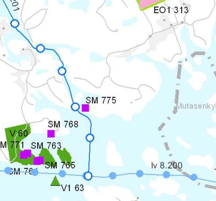 Yleiskaavan selostus / hyväksymisvaihe 11.12.2017 3.1.2 Ympäristön tila, luonnonympäristö Osa-alueet ovat tavanomaista maa- ja metsätalousaluetta Saimaan Louhiveden pohjoisella ranta-alueella.