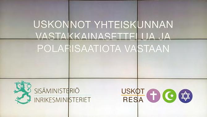 3 Uskontovaikuttajat ja yhteiskuntarauha USKOT-foorumin hallitus päätti keväällä 2016 Foorumin kansainvälisen työryhmän ehdotuksesta esittää sisäministeriölle sellaisen uskontovaikuttajille