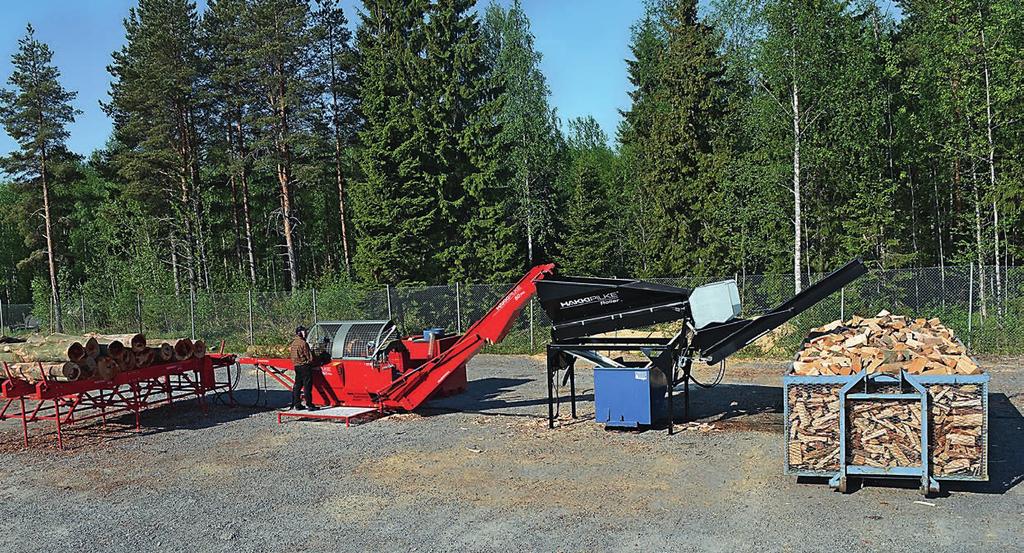 Koneessa on vakiovarusteena monia tehokkuutta lisääviä ja työskentelyä helpottavia ominaisuuksia. HakkiCut sahauskäyttöliittymä tekee koneen käytöstä helppoa ja ergonomista.