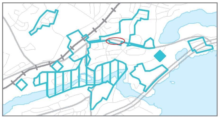 Maakuntakaavan arvokkaat rakennetut kulttuuriympäristöt kartta Maatialan lävistävä moottoritie heikentää arvoja, tuoden oman aikansa lisän. Alhonniityn talot säilyttäneet ominaispiirteensä.