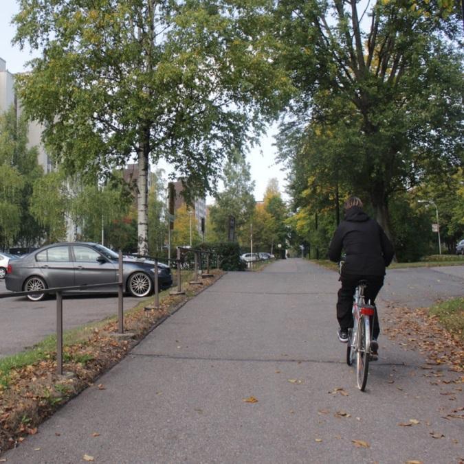 PYÖRÄILYVERKKO Myyrmäen alueen pyöräliikenneverkon muodostamisen periaatteena on ollut luoda suunnittelualueelle pyöräilyn kannalta kilpailukykyinen verkko.