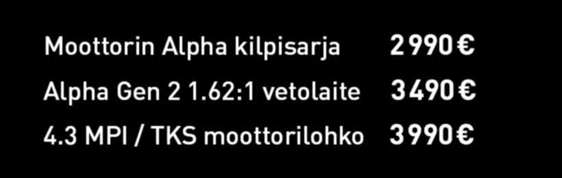 3 MPI / TKS moottorilohko 3 Onko veneesi vielä hyvässä käyttökunnossa, mutta moottori,