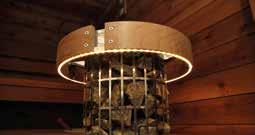 LED-valojen suurin sallittu asennuskorkeus saunassa on 1600 mm. Toimitus sisältää valolistat, yhdyskaapelit muuntajalle, riviliittimen ja muuntajan (230 V/12 V).