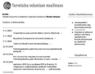 valimoiden tiedottajilta ja myös kaikki muut voivat lähettää uutisia ValuAtlakseen osoitteeseen valuatlas@tut.fi.