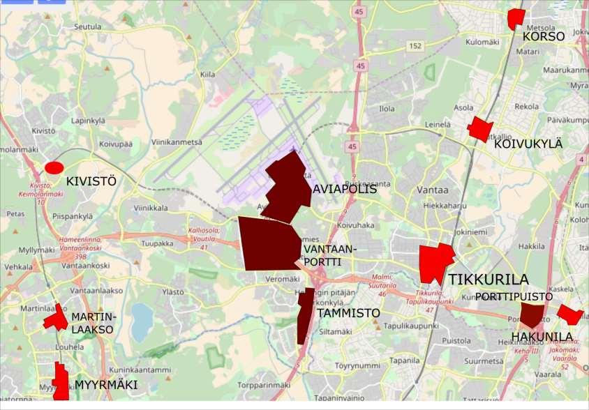 Vantaan osakeskusten elinvoimalaskenta 2017 VANTAAN LIIKEKESKUKSET