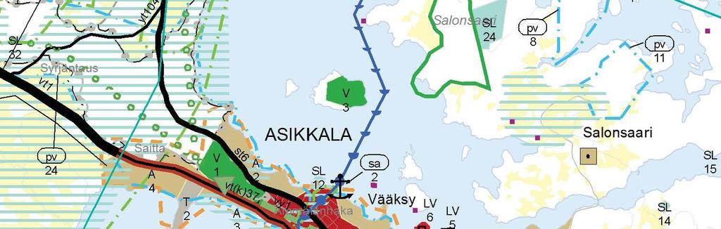 2 3. LÄHTÖTIEDOT 3.1 Nykytilanne Suunnittelualue sijaitsee Vääksyn taajamassa Päijänteen rannalla. Suunnittelualueesta osa on puistoa ja ranta-alueella kulkee kevyenliikenteen väylä.