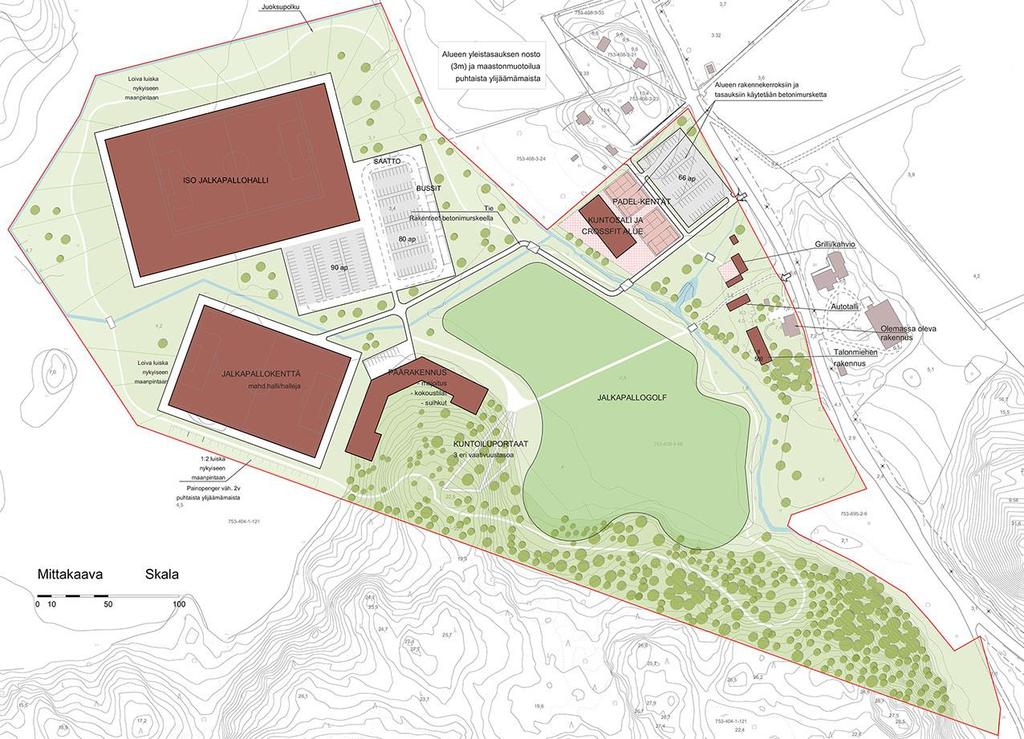 16 (19) 8.1.2018 Jontaksen urheilupuiston maisemaselvitys 5 KAAVAN VAIKUTUKSET MAISEMAAN JA KULTTUURIYMPÄRISTÖÖN Tekeillä olevan asemakaavan on tarkoitus mahdollistaa tapahtuma- ja urheilupuiston rakentamisen.