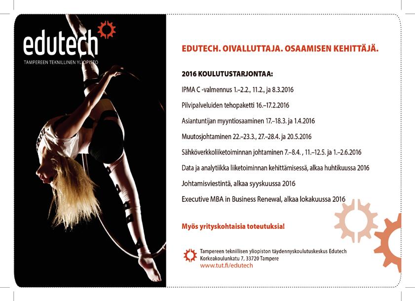 com 0400 469 097 TIEDOTUSTIIMI Eija Heikkilä Antti Kulmanen Hanna Lönnblad Riikka Töytäri Puheenjohtaja PRES johtamassa Tammerkosken solinaa... 4 Yhteiskuntalohko COM - verkostossa on voimaa!