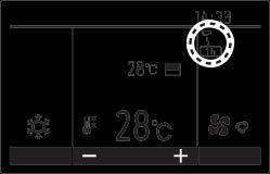 3. Käyttö <Sivujen selaaminen> Main Main menu sivu Vane Louver Vent. (Lossnay) High power Timer Weekly timer OU silent mode Main display: Cursor Page 3.5.