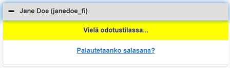 Ohjeet hoitokumppanin tilin pysyvään poistamiseen ovat kohdassa Hoitokumppanin poistaminen pysyvästi sivulla 25.