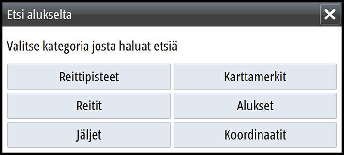 Kadonnut AIS-kohde. Jos järjestelmä ei saa kohteesta signaaleja tietyn ajan kuluessa, kohde määritetään kadonneeksi.