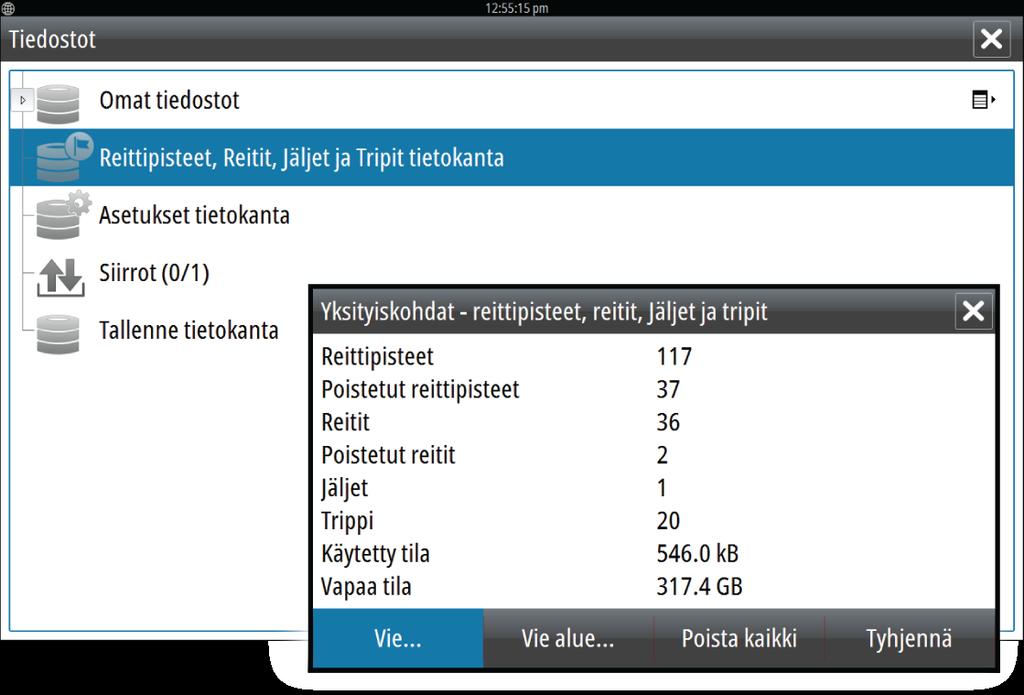 GPX (GPS Exchange, ilman syvyyttä) Tätä muotoa käytetään yleisimmin verkossa. Sen avulla tietoja voidaan jakaa useimpien GPS-järjestelmien välillä maailmanlaajuisesti.