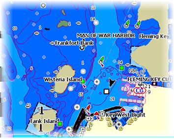 Insight- ja C-MAP-näyttöasetukset Kartan tiedot Täysi Kaikki karttatiedot ovat käytössä.