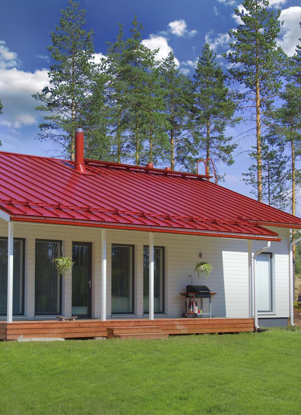 50 VUODEN TEKNINEN TAKUU NOSTALGIA VÄSYMÄTÖNTÄ RYHTIÄ Oikean profiilin ja värin valinta antaa talosi katolle näyttävyyttä.