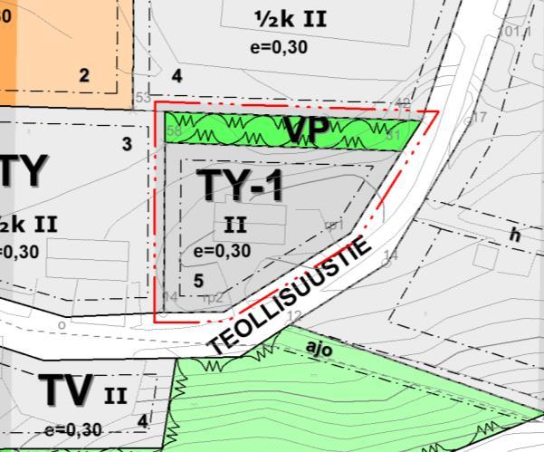 9 Kaava-alueen alueellinen sijainti ja voimassa oleva asemakaava teollisuusalue 4 ASEMAKAAVAN SUUNNITTELUN VAIHEET 4.