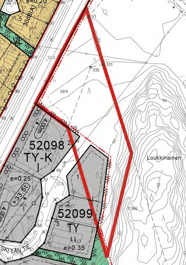 T201710 8 LIITE 1 LUONTOSELVITYSKARTTA Selvitysalueen raja Kekomuurahaisten kekojen alue