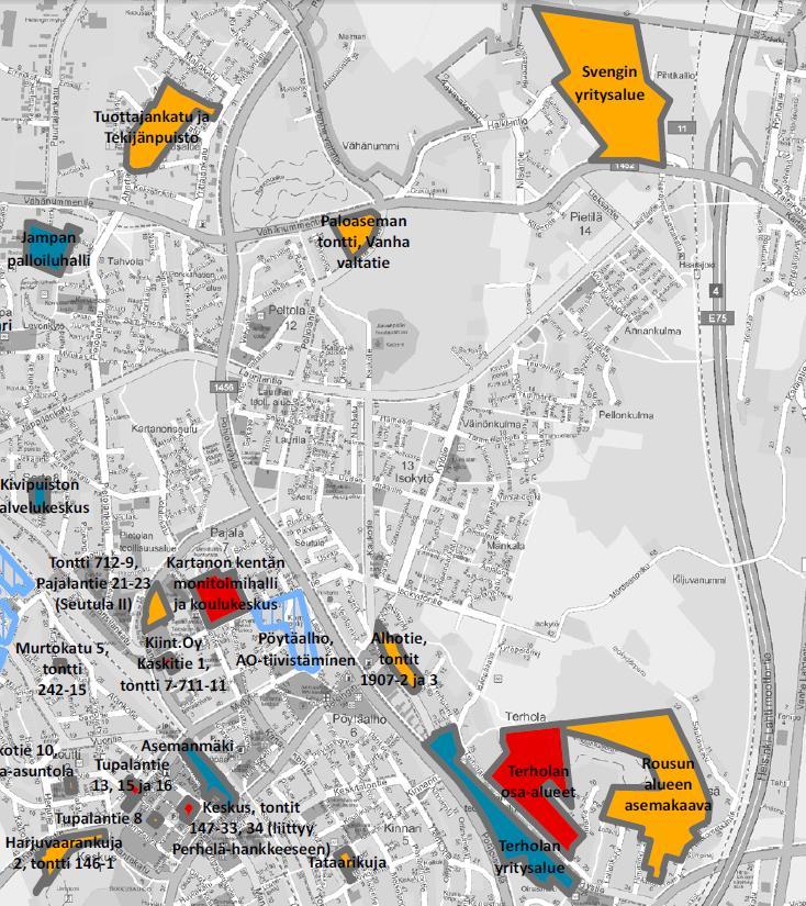 vuosina 2018-2022. Osayleiskaavatyö odottaa yleiskaava 2040 tehtäviä linjauksia ja ratkaisuja.