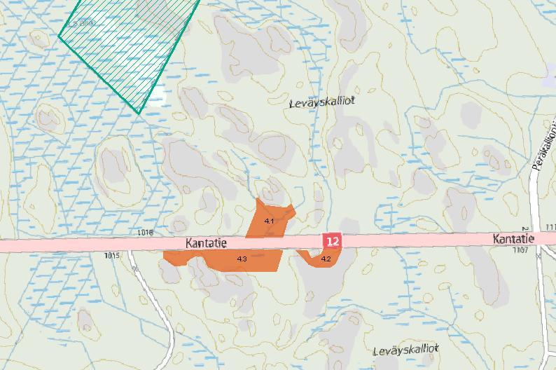 20 (50) vesitalous ei lähinnä valtatien patovaikutuksen vuoksi enää olekaan luonnontilainen, on suo muuten varsin edustava. Sen arvoa lisää runsas lahopuusto. Kohde 4.3.