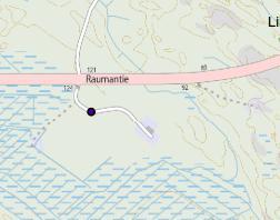 Noin plv 4 500 7000 valtatie kulkee hiekkaisen maaperän yli, tällä osuudella on poikkeuksena Mustanmyllynnojan ylitys.