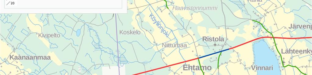 Lisäksi valtatiellä on useita yksityistie- sekä maatalousliittymiä. Liittymissä ei ole väistötiloja tai kanavointeja. Liittyvien maanteiden nopeusrajoitus on pääosin 60km/h.