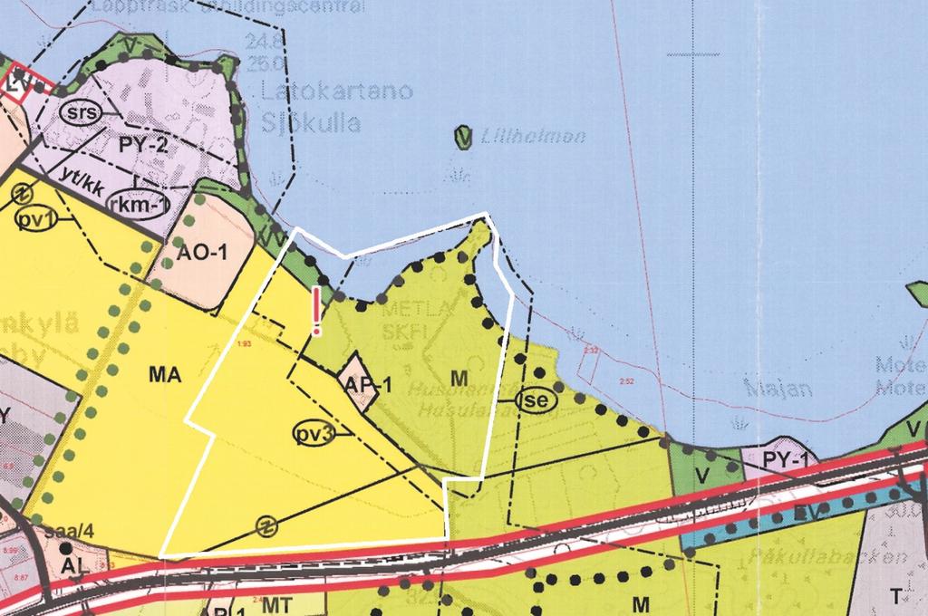 Yleiskaava Ingermaninkylän, Kirkonkylän ja Vasarankylän oikeusvaikutteisessa osayleiskaavassa (hyväksytty 18.12.