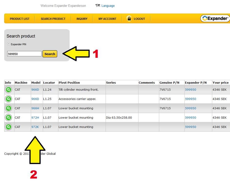 EXPANDER SYSTEM ONLINE KÄYTTÖOHJE Version.0 08 KIRJAUDU SISÄÄN EXPANDER SYSTEM ONLINEEN portal.