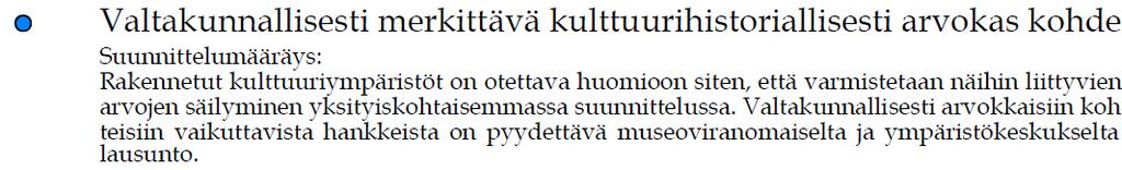 alueelle seuraavia kaavamerkintöjä: Asemakaavan