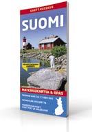 Kartta on myös kätevä matkaopas, jossa esitellään tekstein ja kuvin 90 matkailukohdetta osoitetietoineen eri puolilta Suomea.