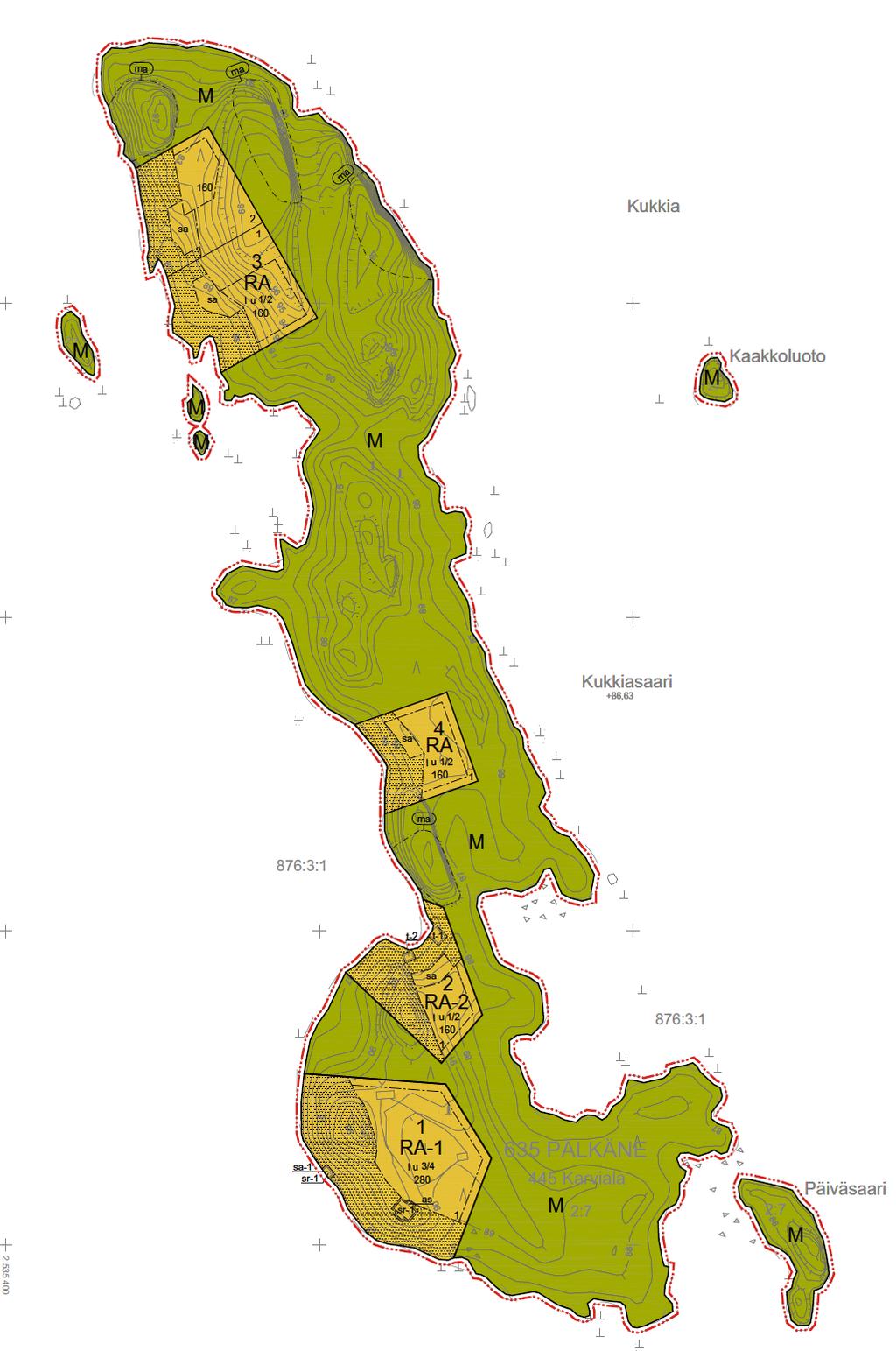 KUKKIASAAREN RANTA-ASEMAKAAVA Ranta-asemakaava-alue sijaitsee Pälkäneen kunnan Kukkian vesistöllä.