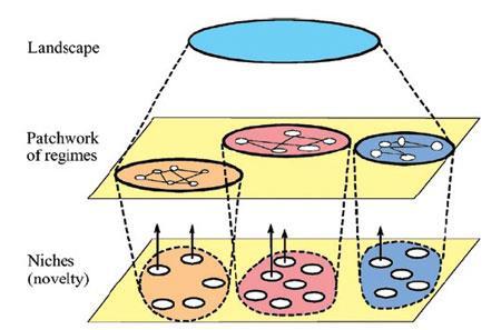 Multi-level Perspective Radical innovations occur in niches Incrementally improve the system by seeking behavioural changes such as energy efficiency and technical changes by enhancing the