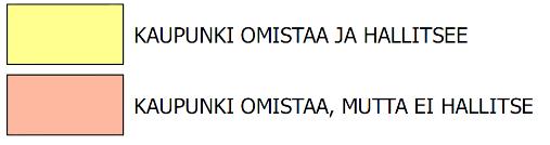 Alueelle on merkitty suunniteltu eritasoliittymä. Savon rata on merkitty pääradaksi ja Kymintehtaiden suuntaan menevä rata yhdysradaksi.