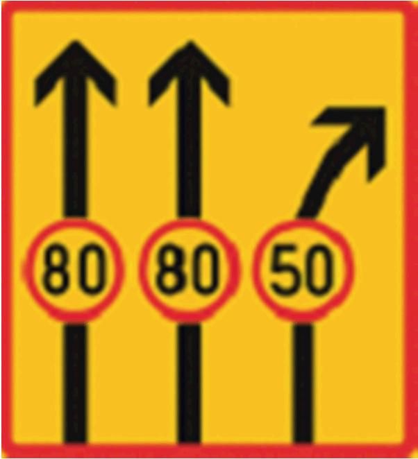 C34 Nopeusrajoitusalue C34 Merkissä oleva luku osoittaa ajoneuvon ja raitiovaunun suurimman sallitun nopeuden kilometreinä tunnissa merkeillä rajoitetulla alueella.