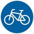 D5 Pyörätie D5 Merkillä osoitetaan pyörätie, jota polkupyöräilijän on käytettävä ajaessaan asianomaiseen suuntaan.
