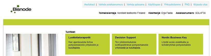 Linkin kautta avautuu alasvetovalikko, josta voit valita sen valvontakannan, jota haluat tarkastella.