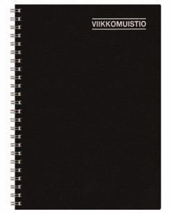 ÖYÄAENERI VIIUIIU kolmikielinen lassinen A-kokoinen kalenteri, viikot /-/, vuosisuunnittelut ja laajana, aukeamalla, tunnit -.