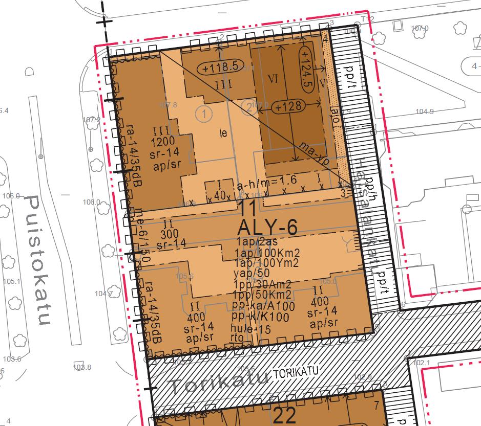 Kuopion kaupunki Pöytäkirja 7/2018 33 (40) 89 Asemakaavaehdotuksessa esitetyn ohjeellisen tonttijaon mukaan kiinteistöistä 297-4-11-2 ja kiinteistöstä 297-4-11-1 muodostetaan uusi asuin-, liike- ja