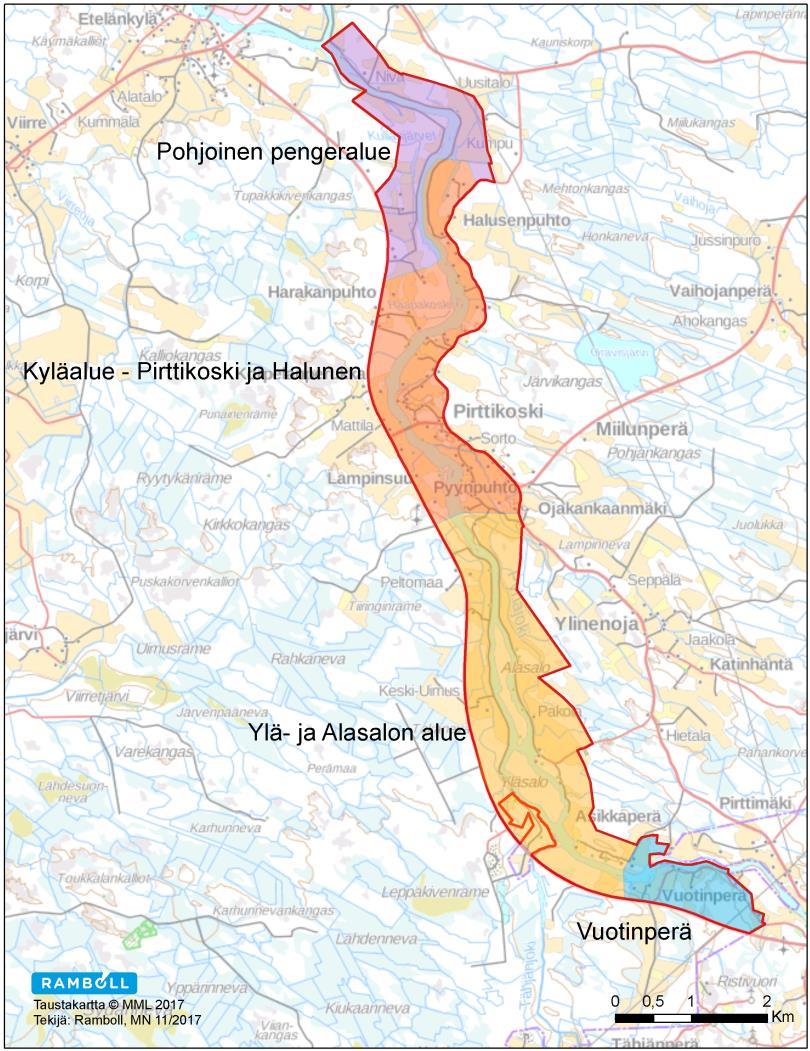 8. VIREILLÄ OLEVAT OSAYLEISKAAVAT: 8.1 Pirttikosken rantaosayleiskaava Pirttikosken rantaosayleiskaavan osallistumis- ja arviointisuunnitelma tuli vireille kunnanhallituksen päätöksellä 22.5.2017 199.