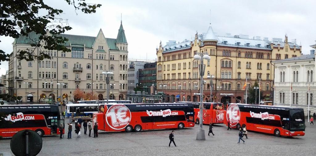 F9 F9 Turku - Tampere - Jyväskylä - Kuopio - Kajaani Liikennöintipäivät M-S M-S P-S * Operation days Daily Daily Fri-Sun * Turku, satama 8:15* Turku, linja-autoasema 7:30 8:30* Loimaa 8:20 9:20*