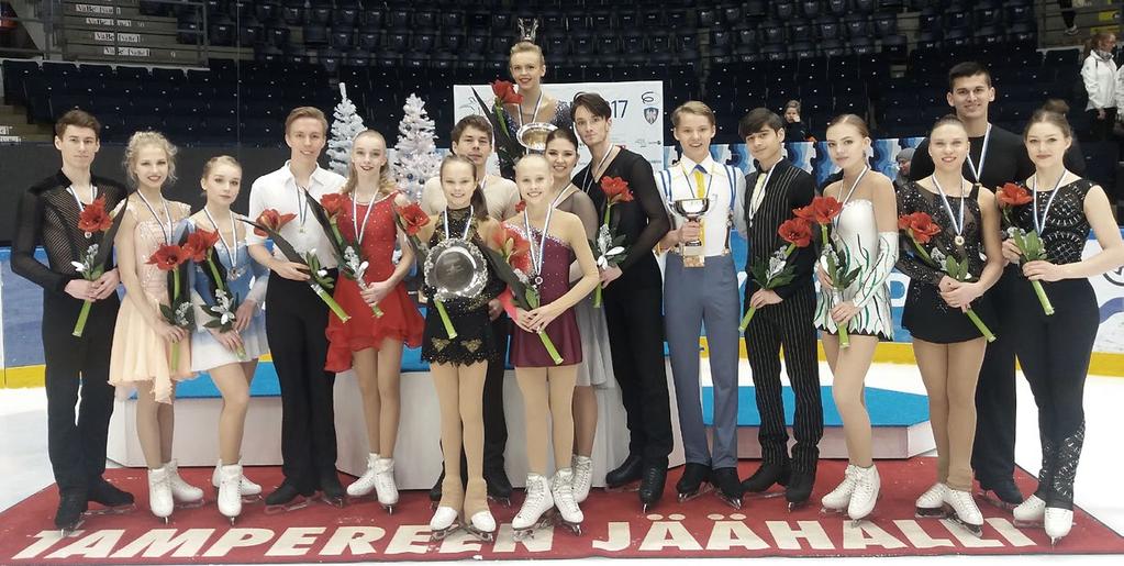 Suomen mestarit SUOMEN MESTARUUSMITALISTIT 2017 SM-seniorit, naiset 1. Emmi Peltonen, EVT 2. Jenni Saarinen, Koovee 3. Viveca Lindfors, EsJt SM-seniorit, miehet 1.