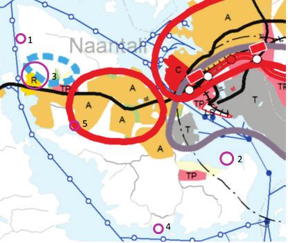 Varsinais-Suomen vaihemaakuntakaavan ehdotus Yleiskaavat Suunnittelualueilla on