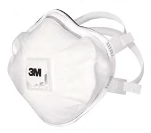 Hengityksensuojaimet 3M hiukkassuojaimet Hiukkassuojain 3M 8233E FFP3 - Uloshengitysventtiili - Alhainen hengitysvastus, voidaan käyttää uudelleen - Istuva muoto - Säädettävät päähihnat - 20 kpl /