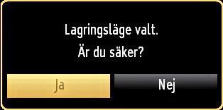 (valfritt). Välj JA för att fortsätta. Tryck på OK-knappen för att lämna kanallistan och titta på TV.