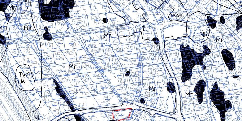 002208/ Marmorikuja 6, 5.6.2017 4/19 Kaavamuutosalueen hulevedet päätyvät avo-ojaverkoston kautta Koivupäänojaan, joka virtaa kehäradan pohjoispuolella Lapinkylässä.