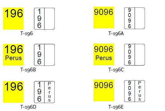 V819 ja V820 ovat tyypiltään YV54-200N-1:9 -vaihteita. Vaihde V817 on tyypiltään KRV54-200-1:9 -risteysvaihde. Vaihteet on varustettu vaihteen asennon ilmaisevin opastinlevyin eli vaihteen merkein.
